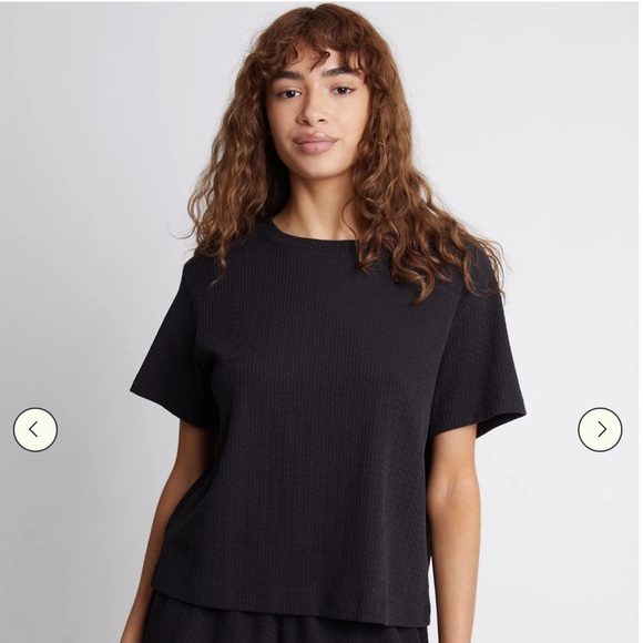 For Days Recycled Braided Knit Oversized Tee - Picture 1 of 7